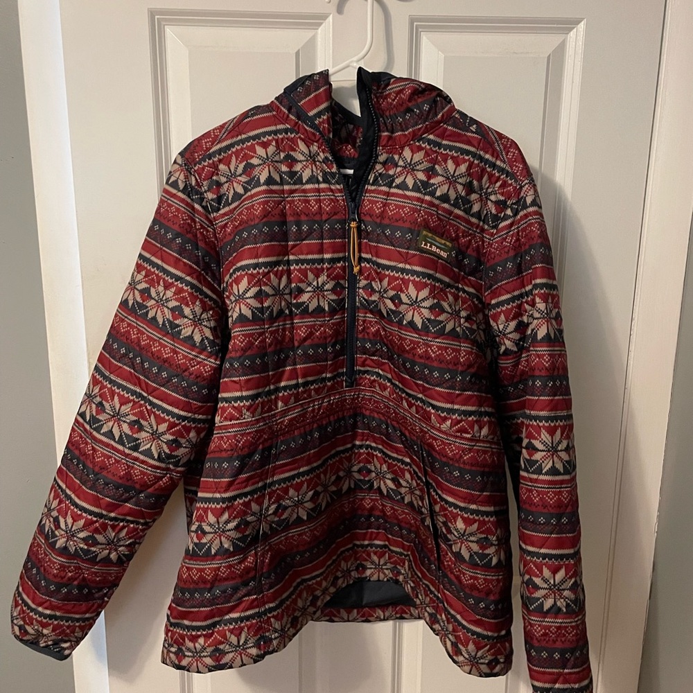 NWOT l.l. bean women half zip lightweight jacket